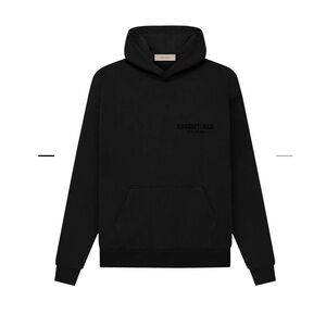 fear of god black hoodie- size xs